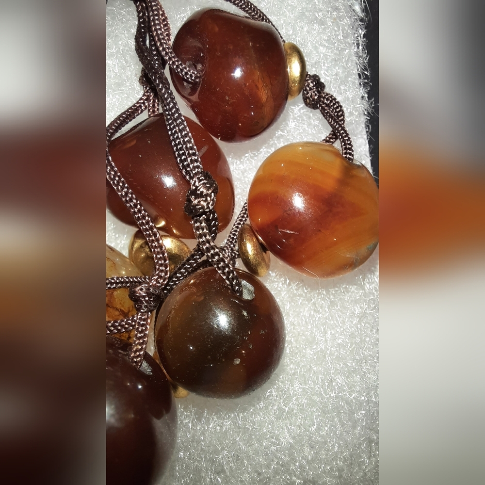 Cookie Lee Signed Beaded Multistrand Bracelet Bro… - image 5